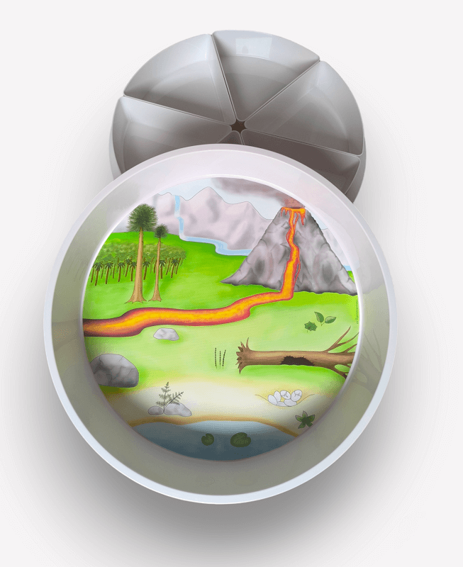 Země dinosaurů – Podložka do Play Tray