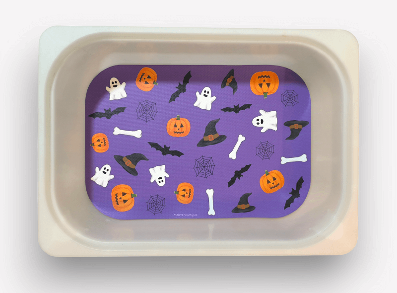 Halloween – Podložka do Trofast boxu