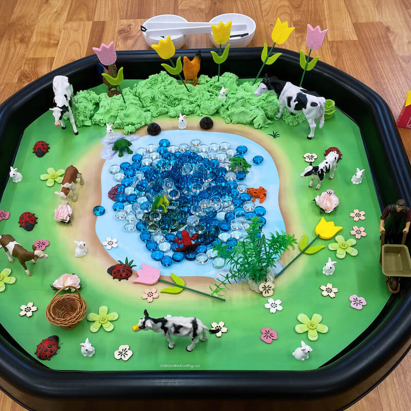 Rybník – Podložka do Tuff Tray MINI
