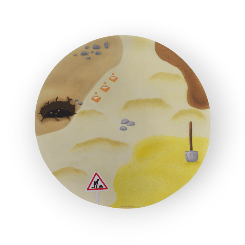 Stavba 2 - Podložka na světelný stůl KULATÝ