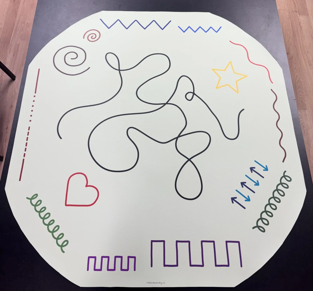 2. jakost - Grafomotorika - Podložka do Tuff Tray MAXI