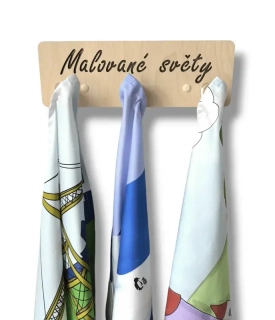 Zvýhodněná sada: 3 Malované světy + originální věšák 