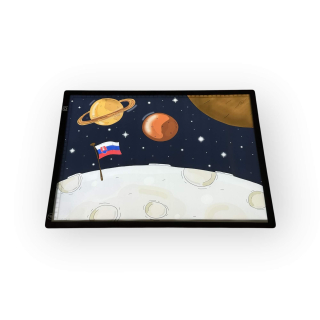 Měsíc SK - Podložka na světelný panel A2/A3