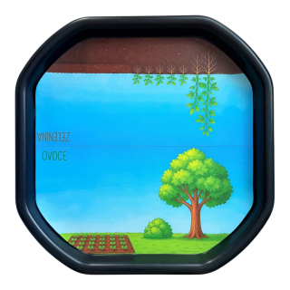 Ovoce a zelenina - Podložka do Tuff Tray MINI/MAXI
